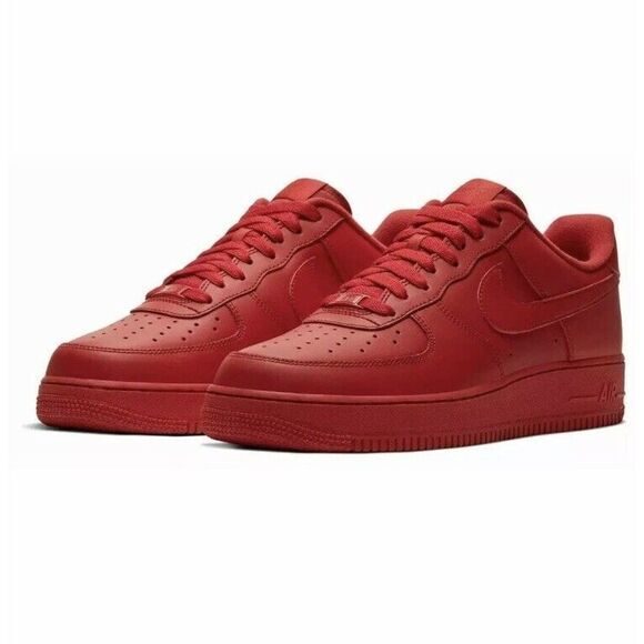 Nike Air Force 1 Retro '07 LV8 OG‎ Triple Red Men's Size 10.5 - Picture 1 of 6